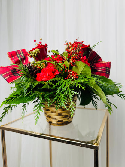 Merry & Bright Christmas Basket