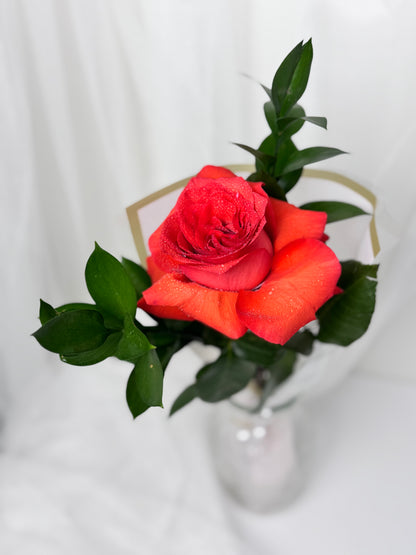 Classic One Rose Elegance