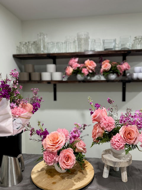 Pretty in Pink Centrepiece 1